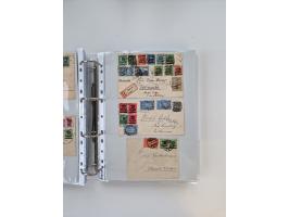 1920/23, umfangreiche Sammlung mit über 4600 Briefen, Karten und Ganzsachen. Dabei interessante Frankaturen, Blockeinheiten, 