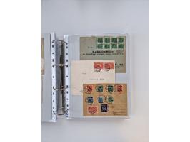 1920/23, umfangreiche Sammlung mit über 4600 Briefen, Karten und Ganzsachen. Dabei interessante Frankaturen, Blockeinheiten, 