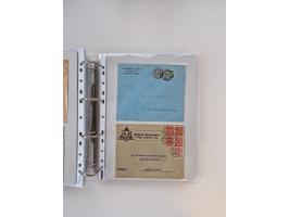 1920/23, umfangreiche Sammlung mit über 4600 Briefen, Karten und Ganzsachen. Dabei interessante Frankaturen, Blockeinheiten, 