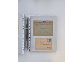 1920/23, umfangreiche Sammlung mit über 4600 Briefen, Karten und Ganzsachen. Dabei interessante Frankaturen, Blockeinheiten, 
