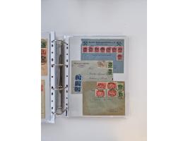 1920/23, umfangreiche Sammlung mit über 4600 Briefen, Karten und Ganzsachen. Dabei interessante Frankaturen, Blockeinheiten, 