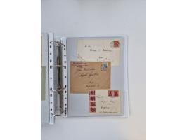 1920/23, umfangreiche Sammlung mit über 4600 Briefen, Karten und Ganzsachen. Dabei interessante Frankaturen, Blockeinheiten, 