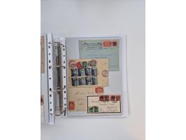 1920/23, umfangreiche Sammlung mit über 4600 Briefen, Karten und Ganzsachen. Dabei interessante Frankaturen, Blockeinheiten, 