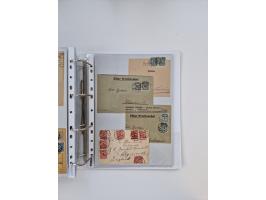 1920/23, umfangreiche Sammlung mit über 4600 Briefen, Karten und Ganzsachen. Dabei interessante Frankaturen, Blockeinheiten, 