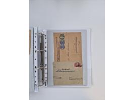 1920/23, umfangreiche Sammlung mit über 4600 Briefen, Karten und Ganzsachen. Dabei interessante Frankaturen, Blockeinheiten, 