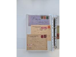 1920/23, umfangreiche Sammlung mit über 4600 Briefen, Karten und Ganzsachen. Dabei interessante Frankaturen, Blockeinheiten, 