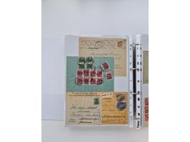 1920/23, umfangreiche Sammlung mit über 4600 Briefen, Karten und Ganzsachen. Dabei interessante Frankaturen, Blockeinheiten, 