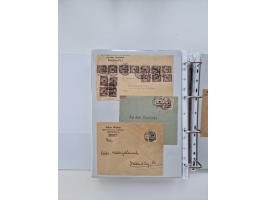 1920/23, umfangreiche Sammlung mit über 4600 Briefen, Karten und Ganzsachen. Dabei interessante Frankaturen, Blockeinheiten, 