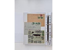 1920/23, umfangreiche Sammlung mit über 4600 Briefen, Karten und Ganzsachen. Dabei interessante Frankaturen, Blockeinheiten, 