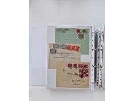 1920/23, umfangreiche Sammlung mit über 4600 Briefen, Karten und Ganzsachen. Dabei interessante Frankaturen, Blockeinheiten, 