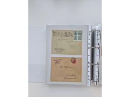 1920/23, umfangreiche Sammlung mit über 4600 Briefen, Karten und Ganzsachen. Dabei interessante Frankaturen, Blockeinheiten, 
