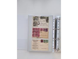 1920/23, umfangreiche Sammlung mit über 4600 Briefen, Karten und Ganzsachen. Dabei interessante Frankaturen, Blockeinheiten, 