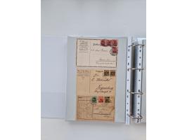 1920/23, umfangreiche Sammlung mit über 4600 Briefen, Karten und Ganzsachen. Dabei interessante Frankaturen, Blockeinheiten, 
