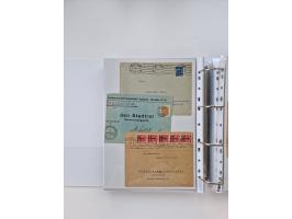 1920/23, umfangreiche Sammlung mit über 4600 Briefen, Karten und Ganzsachen. Dabei interessante Frankaturen, Blockeinheiten, 