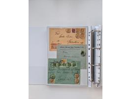 1920/23, umfangreiche Sammlung mit über 4600 Briefen, Karten und Ganzsachen. Dabei interessante Frankaturen, Blockeinheiten, 