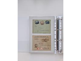 1920/23, umfangreiche Sammlung mit über 4600 Briefen, Karten und Ganzsachen. Dabei interessante Frankaturen, Blockeinheiten, 