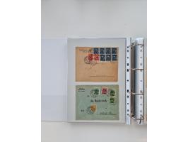 1920/23, umfangreiche Sammlung mit über 4600 Briefen, Karten und Ganzsachen. Dabei interessante Frankaturen, Blockeinheiten, 