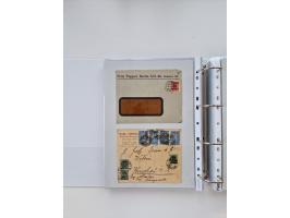 1920/23, umfangreiche Sammlung mit über 4600 Briefen, Karten und Ganzsachen. Dabei interessante Frankaturen, Blockeinheiten, 