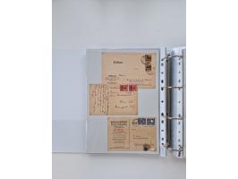 1920/23, umfangreiche Sammlung mit über 4600 Briefen, Karten und Ganzsachen. Dabei interessante Frankaturen, Blockeinheiten, 