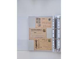 1920/23, umfangreiche Sammlung mit über 4600 Briefen, Karten und Ganzsachen. Dabei interessante Frankaturen, Blockeinheiten, 