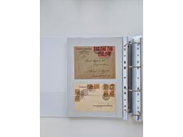 1920/23, umfangreiche Sammlung mit über 4600 Briefen, Karten und Ganzsachen. Dabei interessante Frankaturen, Blockeinheiten, 