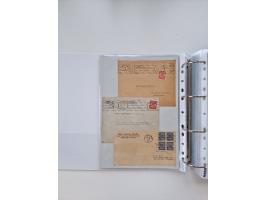 1920/23, umfangreiche Sammlung mit über 4600 Briefen, Karten und Ganzsachen. Dabei interessante Frankaturen, Blockeinheiten, 