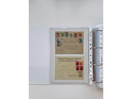 1920/23, umfangreiche Sammlung mit über 4600 Briefen, Karten und Ganzsachen. Dabei interessante Frankaturen, Blockeinheiten, 