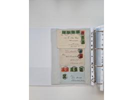 1920/23, umfangreiche Sammlung mit über 4600 Briefen, Karten und Ganzsachen. Dabei interessante Frankaturen, Blockeinheiten, 
