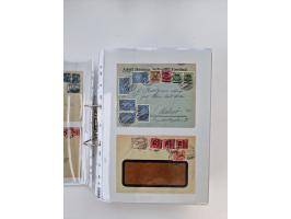 1920/23, umfangreiche Sammlung mit über 4600 Briefen, Karten und Ganzsachen. Dabei interessante Frankaturen, Blockeinheiten, 
