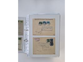 1920/23, umfangreiche Sammlung mit über 4600 Briefen, Karten und Ganzsachen. Dabei interessante Frankaturen, Blockeinheiten, 