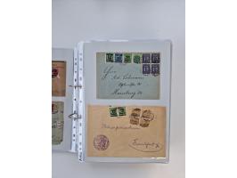 1920/23, umfangreiche Sammlung mit über 4600 Briefen, Karten und Ganzsachen. Dabei interessante Frankaturen, Blockeinheiten, 