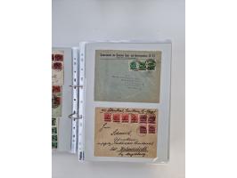 1920/23, umfangreiche Sammlung mit über 4600 Briefen, Karten und Ganzsachen. Dabei interessante Frankaturen, Blockeinheiten, 