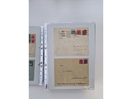 1920/23, umfangreiche Sammlung mit über 4600 Briefen, Karten und Ganzsachen. Dabei interessante Frankaturen, Blockeinheiten, 