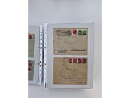 1920/23, umfangreiche Sammlung mit über 4600 Briefen, Karten und Ganzsachen. Dabei interessante Frankaturen, Blockeinheiten, 