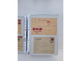 1920/23, umfangreiche Sammlung mit über 4600 Briefen, Karten und Ganzsachen. Dabei interessante Frankaturen, Blockeinheiten, 