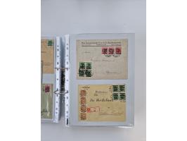 1920/23, umfangreiche Sammlung mit über 4600 Briefen, Karten und Ganzsachen. Dabei interessante Frankaturen, Blockeinheiten, 
