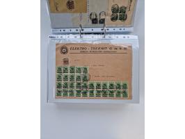 1920/23, umfangreiche Sammlung mit über 4600 Briefen, Karten und Ganzsachen. Dabei interessante Frankaturen, Blockeinheiten, 