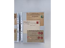 1920/23, umfangreiche Sammlung mit über 4600 Briefen, Karten und Ganzsachen. Dabei interessante Frankaturen, Blockeinheiten, 