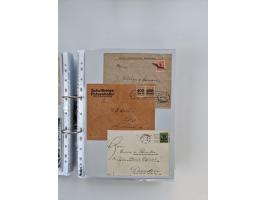 1920/23, umfangreiche Sammlung mit über 4600 Briefen, Karten und Ganzsachen. Dabei interessante Frankaturen, Blockeinheiten, 