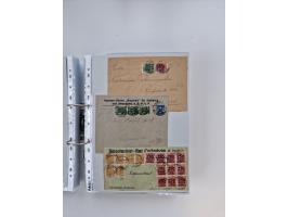 1920/23, umfangreiche Sammlung mit über 4600 Briefen, Karten und Ganzsachen. Dabei interessante Frankaturen, Blockeinheiten, 