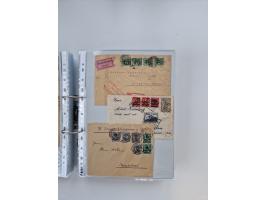 1920/23, umfangreiche Sammlung mit über 4600 Briefen, Karten und Ganzsachen. Dabei interessante Frankaturen, Blockeinheiten, 