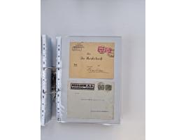 1920/23, umfangreiche Sammlung mit über 4600 Briefen, Karten und Ganzsachen. Dabei interessante Frankaturen, Blockeinheiten, 