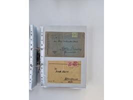 1920/23, umfangreiche Sammlung mit über 4600 Briefen, Karten und Ganzsachen. Dabei interessante Frankaturen, Blockeinheiten, 