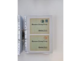 1920/23, umfangreiche Sammlung mit über 4600 Briefen, Karten und Ganzsachen. Dabei interessante Frankaturen, Blockeinheiten, 