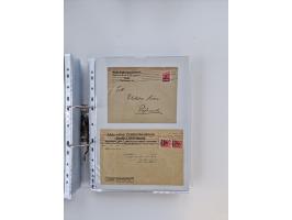 1920/23, umfangreiche Sammlung mit über 4600 Briefen, Karten und Ganzsachen. Dabei interessante Frankaturen, Blockeinheiten, 