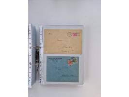 1920/23, umfangreiche Sammlung mit über 4600 Briefen, Karten und Ganzsachen. Dabei interessante Frankaturen, Blockeinheiten, 