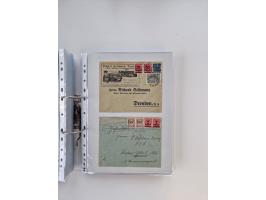 1920/23, umfangreiche Sammlung mit über 4600 Briefen, Karten und Ganzsachen. Dabei interessante Frankaturen, Blockeinheiten, 