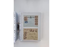 1920/23, umfangreiche Sammlung mit über 4600 Briefen, Karten und Ganzsachen. Dabei interessante Frankaturen, Blockeinheiten, 