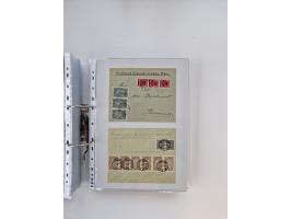 1920/23, umfangreiche Sammlung mit über 4600 Briefen, Karten und Ganzsachen. Dabei interessante Frankaturen, Blockeinheiten, 