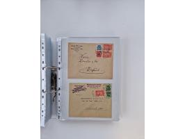 1920/23, umfangreiche Sammlung mit über 4600 Briefen, Karten und Ganzsachen. Dabei interessante Frankaturen, Blockeinheiten, 